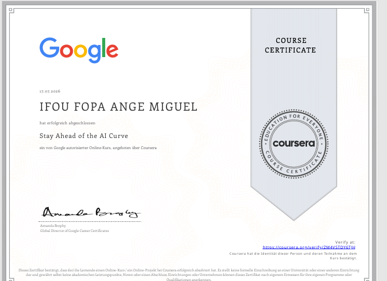 Google - Stay Ahead of the AI Curve